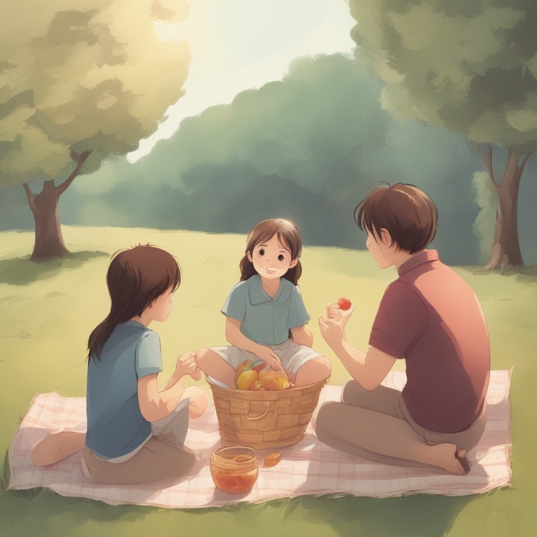 户外野餐：家庭的欢聚时光