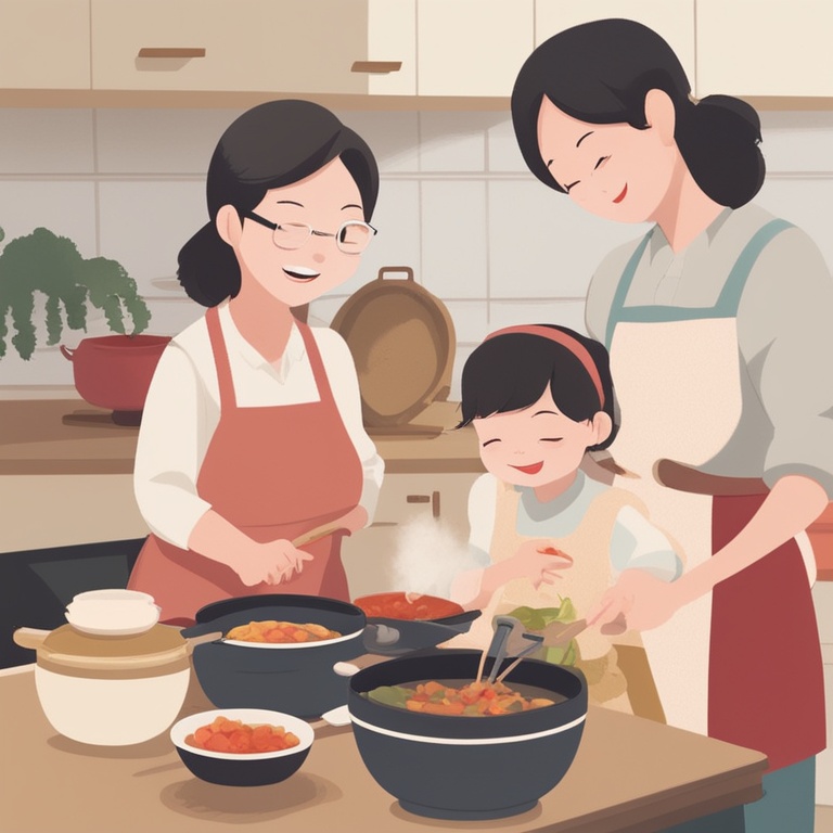 家庭烹饪的温馨时光：一次简单晚餐背后的情感交流与家人间的紧密联系，珍惜平凡日常，共创美好回忆