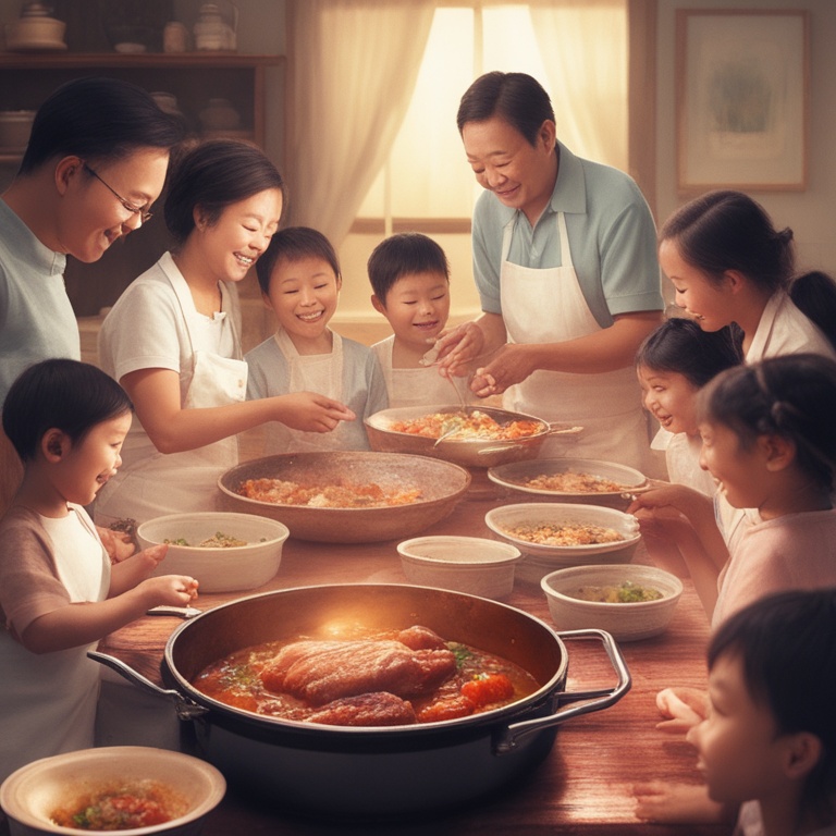 家庭烹饪重现温馨：红烧肉里的家的味道与亲情陪伴